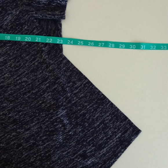 ☆☆SOLD☆☆ Bobeau Heathered Blue One-Button Cardigan - Picture 7 of 8